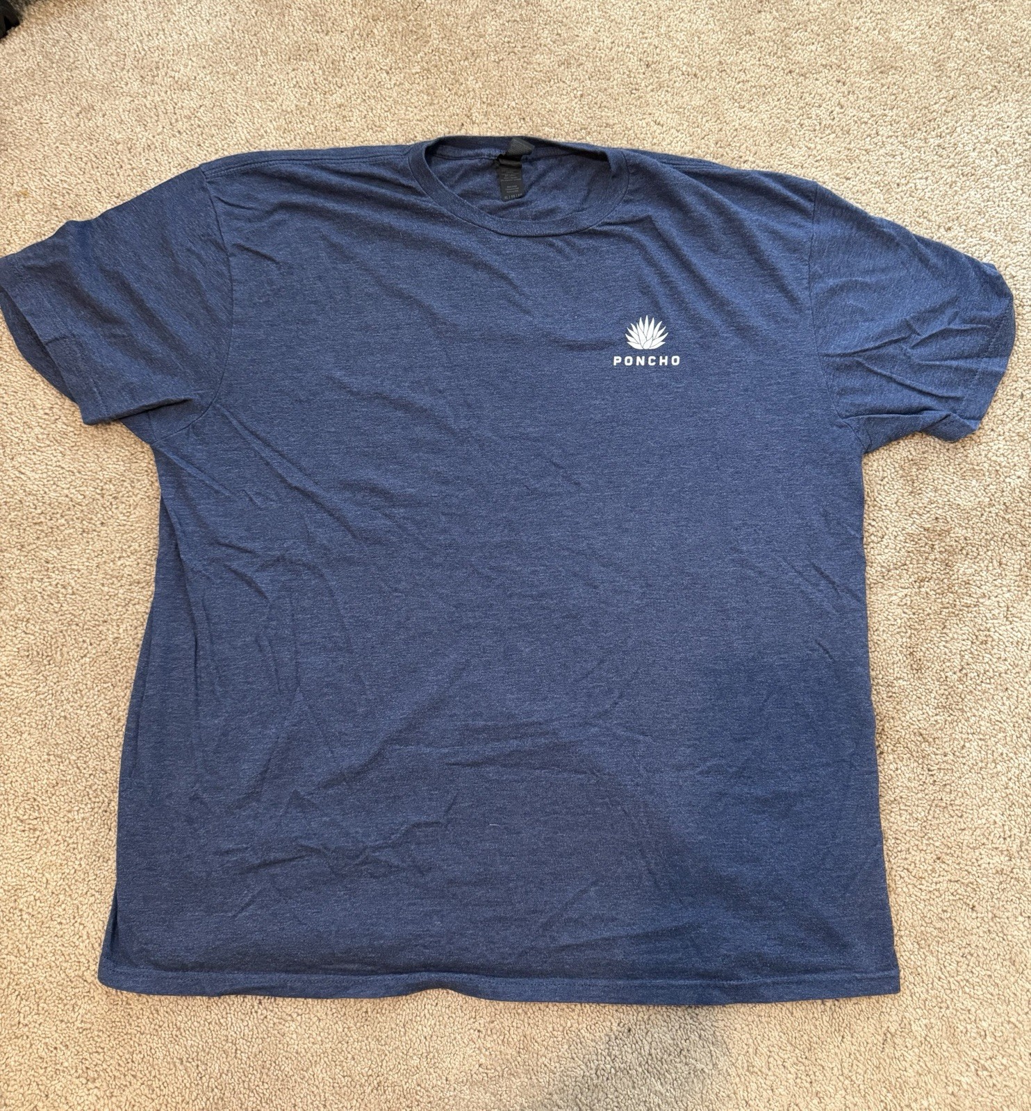 Poncho Outdoors Double Sided Graphic Short Sleeve T-Shirt Heather Blue Men’s XL gallery