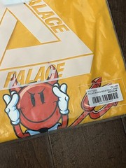 Palace SS26 World Industries Graphic Devil Logo Tee Yellow Size M New IN HAND