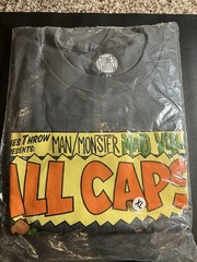 MF DOOM ALL CAPS Mad Villain Stone Throw Shirt Xl Dark Grey New In Bag 100% real