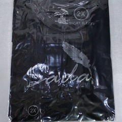 Sada Men’s Black 2X Cotton Knit Logo T-Shirt Short Sleeve Crew Neck