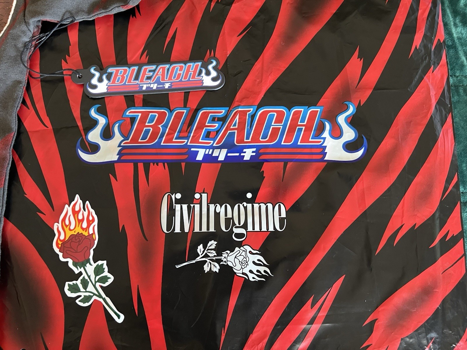 Civil Regime Bleach Ichigo Hollow’s Chaos 199X Vintage Ashe Size Small Brand New gallery