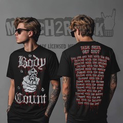 Authentic BODY COUNT Band Talk Sh*t, Get Shot T-Shirt M-3XL NEW