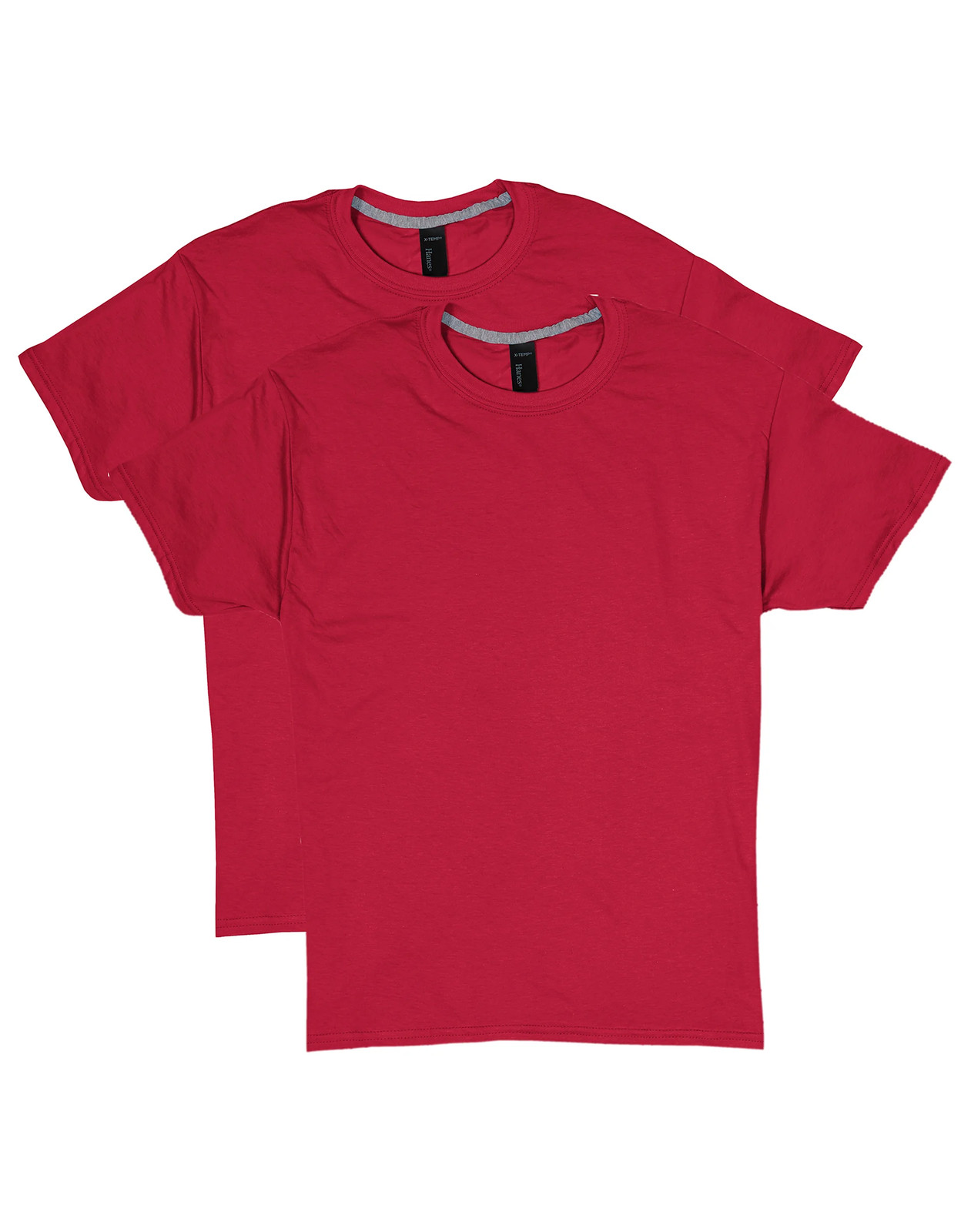 Hanes T-Shirt 2-Pack Men's X-Temp Crewneck Short-Sleeve Wicking UPF Rated S-3XL gallery