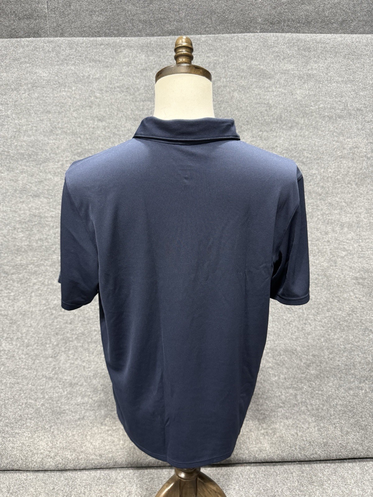 Nike Tennis Dri-FIT Polo Shirt Mens Large Blue Athletic Performance Golf gallery