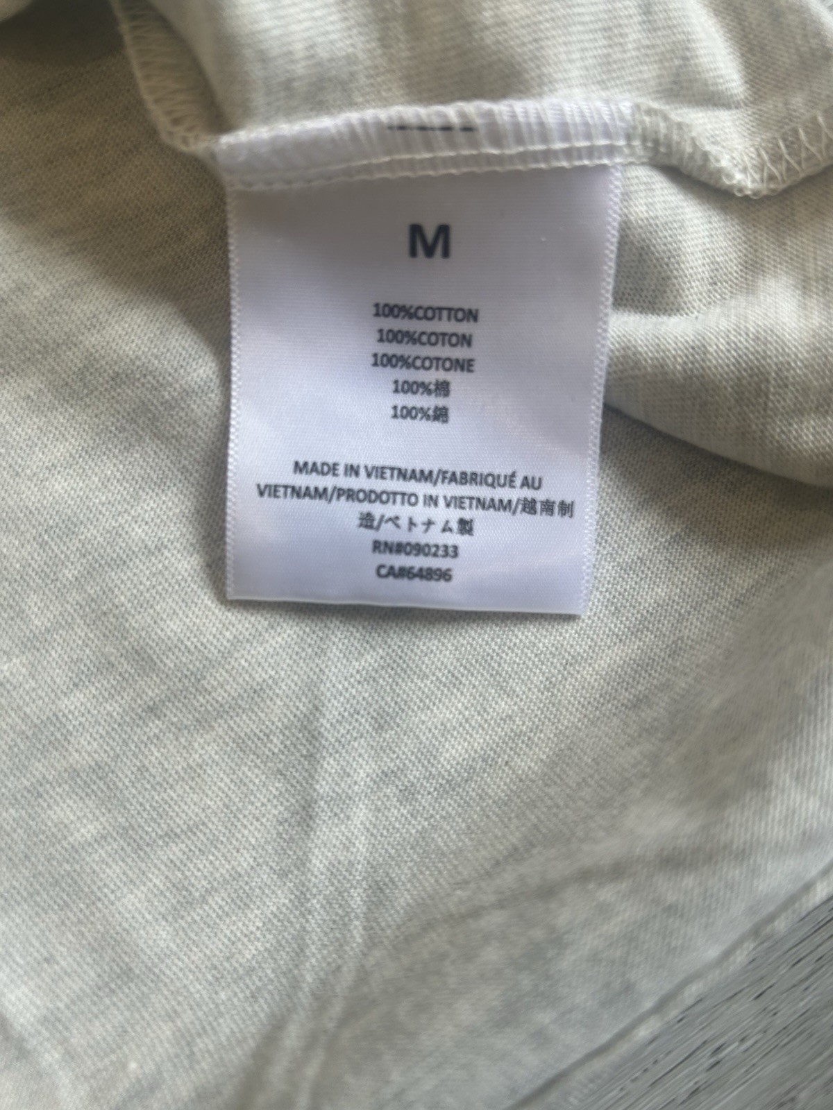 Essentials Fear of God Light Oatmeal Tee NWT gallery