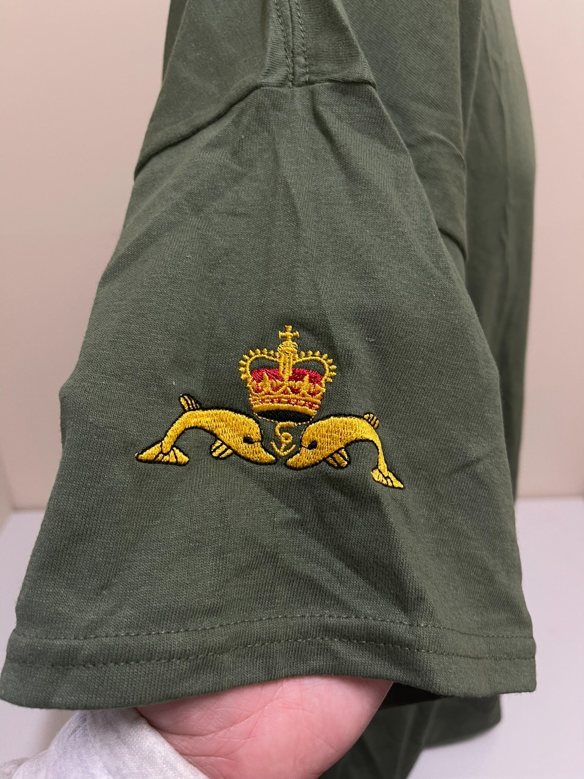 CLEARANCE: Navy Submariner Veteran Embroidered t-shirt - Military Green 3XL gallery