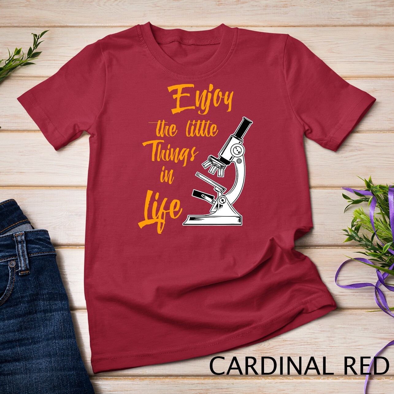 Biologist Microscope Laboratory - Funny Biology Pun Unisex T-shirt gallery