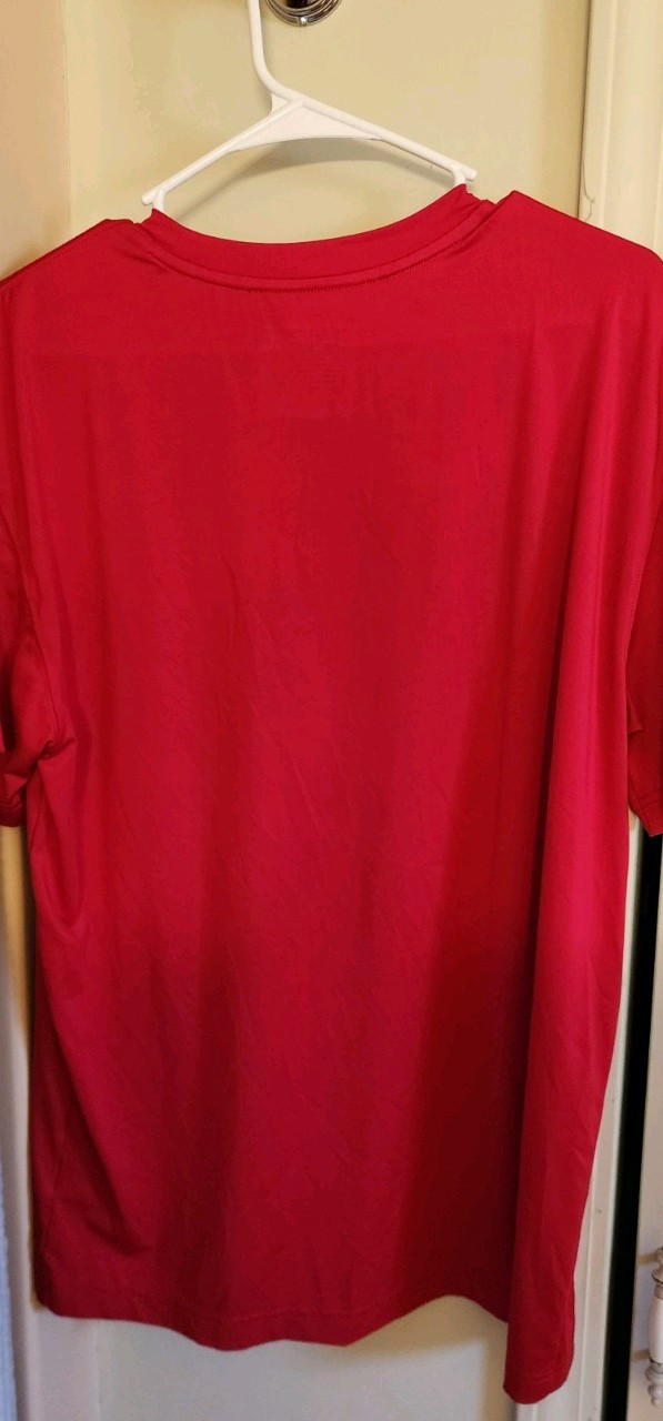 Reebok Men's Red Graphic Logo T-Shirt Crew Neck Short Sleeve Regular Size M gallery