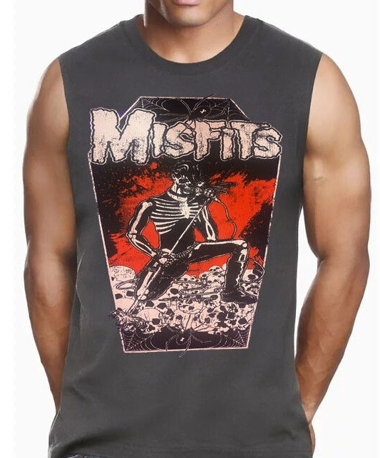 MISFITS SINGER PUNK ROCK Band Muscle Shirt (multi colors) gallery