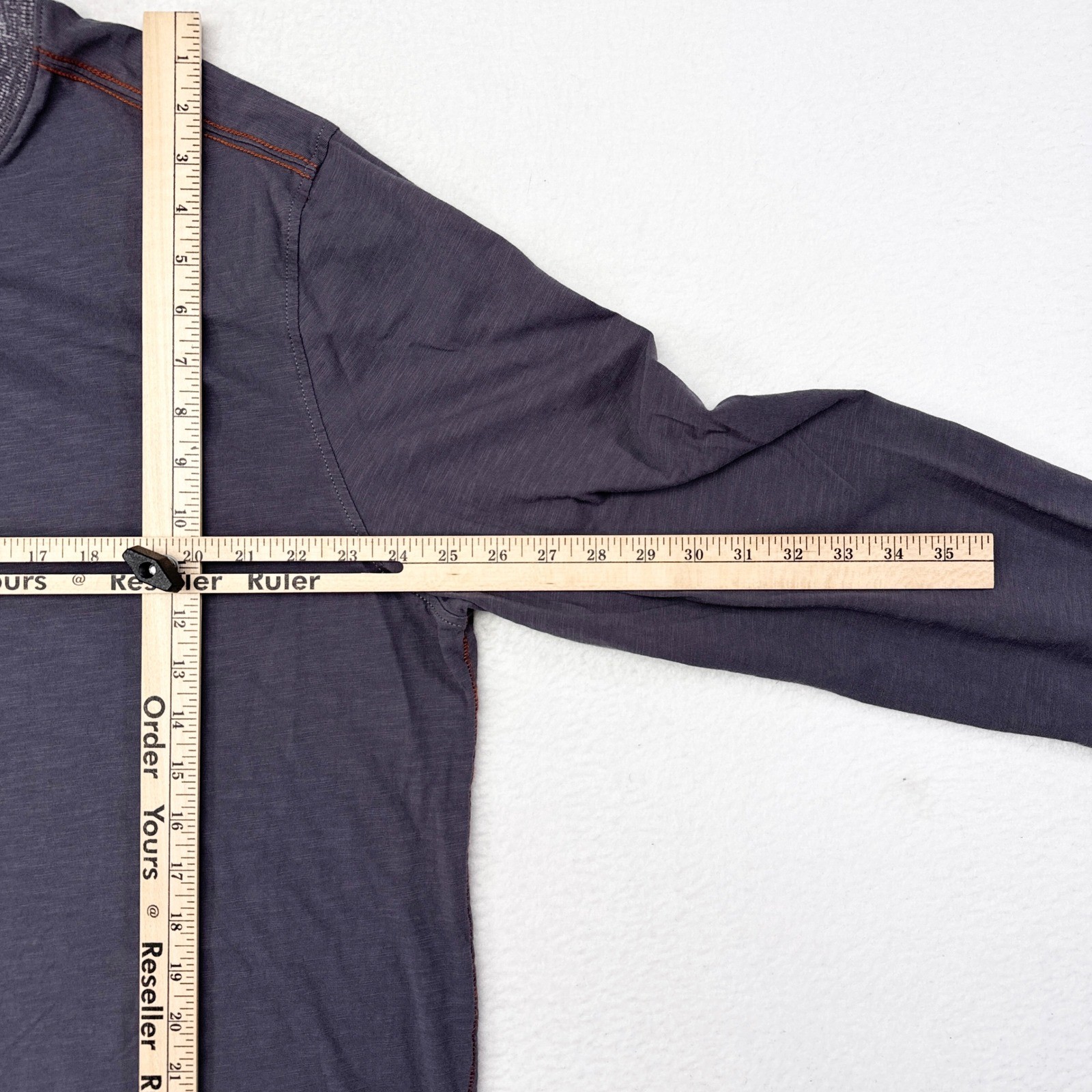 Carbon2Cobalt Henley Shirt Mens Size XXL Gray Long Sleeve Casual Menswear gallery