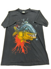 B&C Collection Unisex Black Piranha Exact 196 T-Shirt Size S