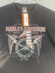 NWT Harley Davidson T-Shirt Men’s XL Eagle Wings SEE PHOTOS