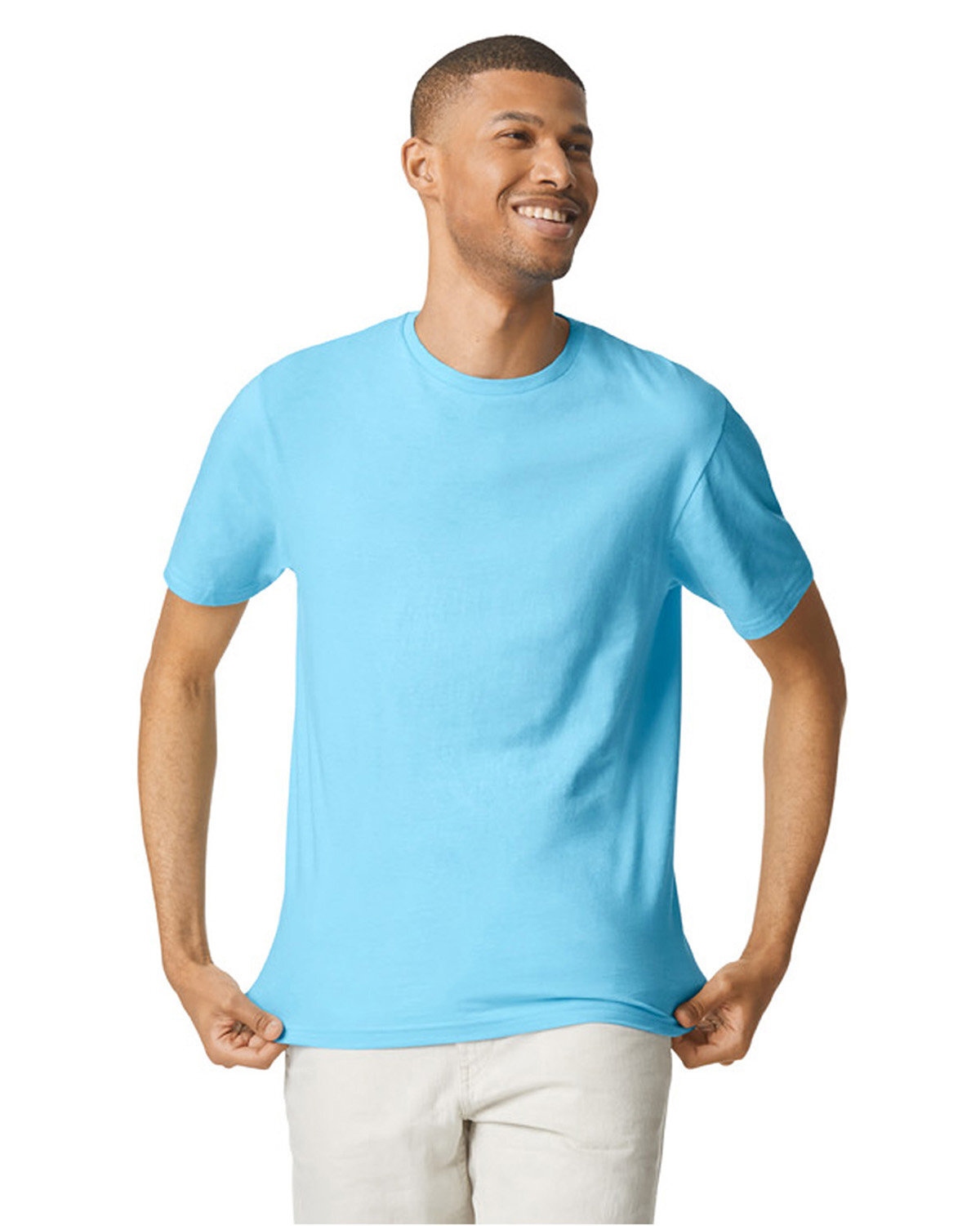 Gildan Adult Softstyle Stylish T Shirt Casual Plain T-Shirt - G640 gallery