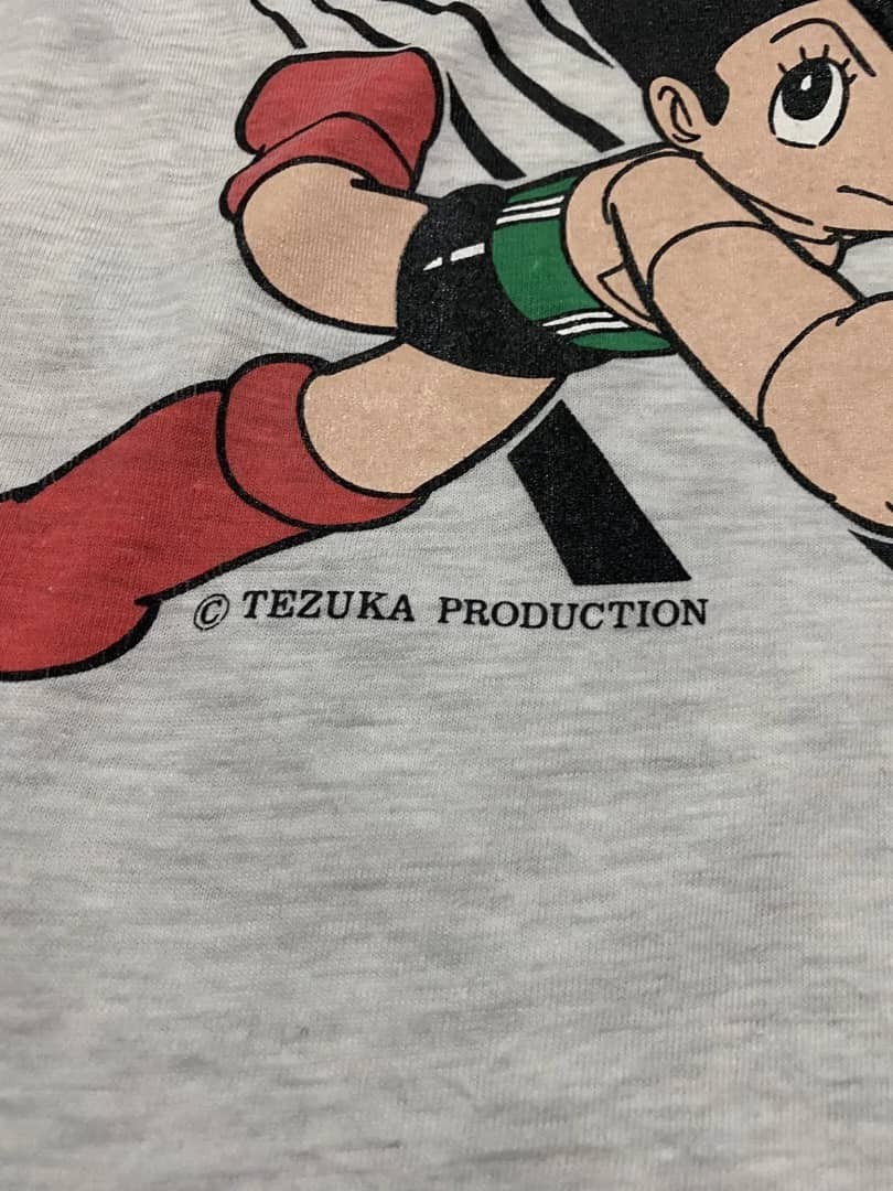 Vintage 90s Astro Boy Mighty Atom Shirt Bandai Tezuka Anime Raglan Baseball Tee gallery