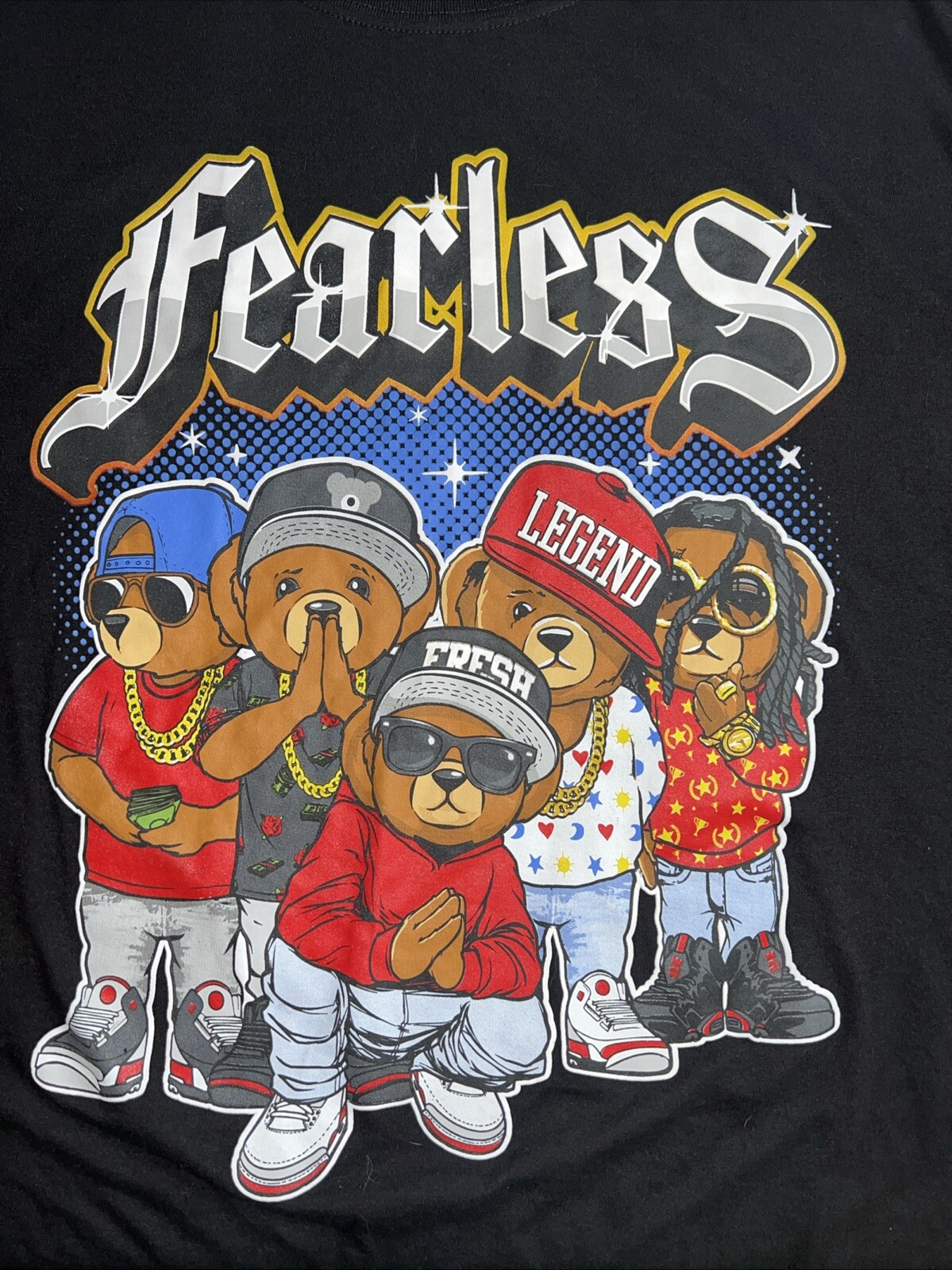 Hustle Legend Bear OG Graphic Tee Adult Size XL gallery