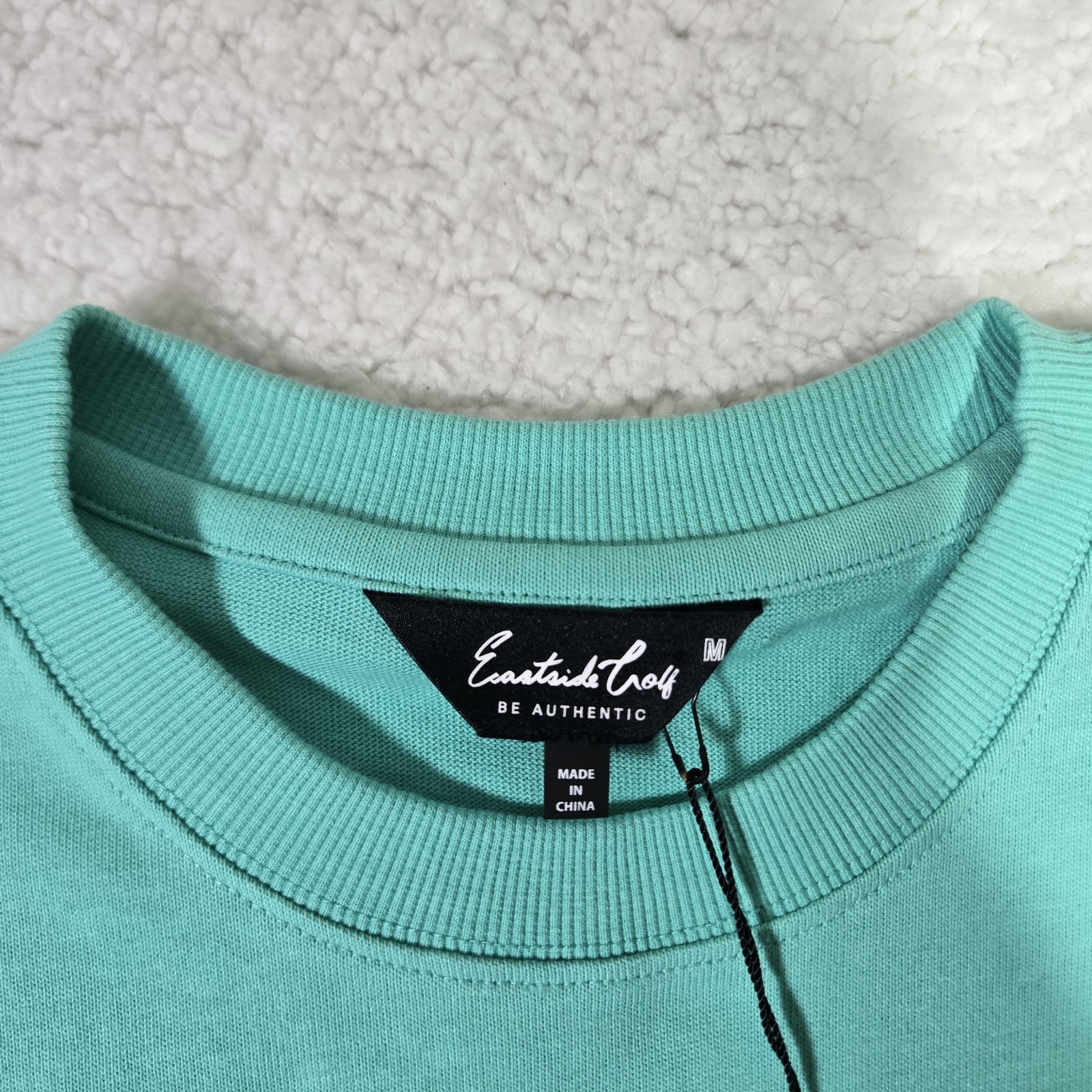 NEW Eastside Golf Mens Medium Swingman Logo Short Sleeve T Shirt Mint Green M gallery