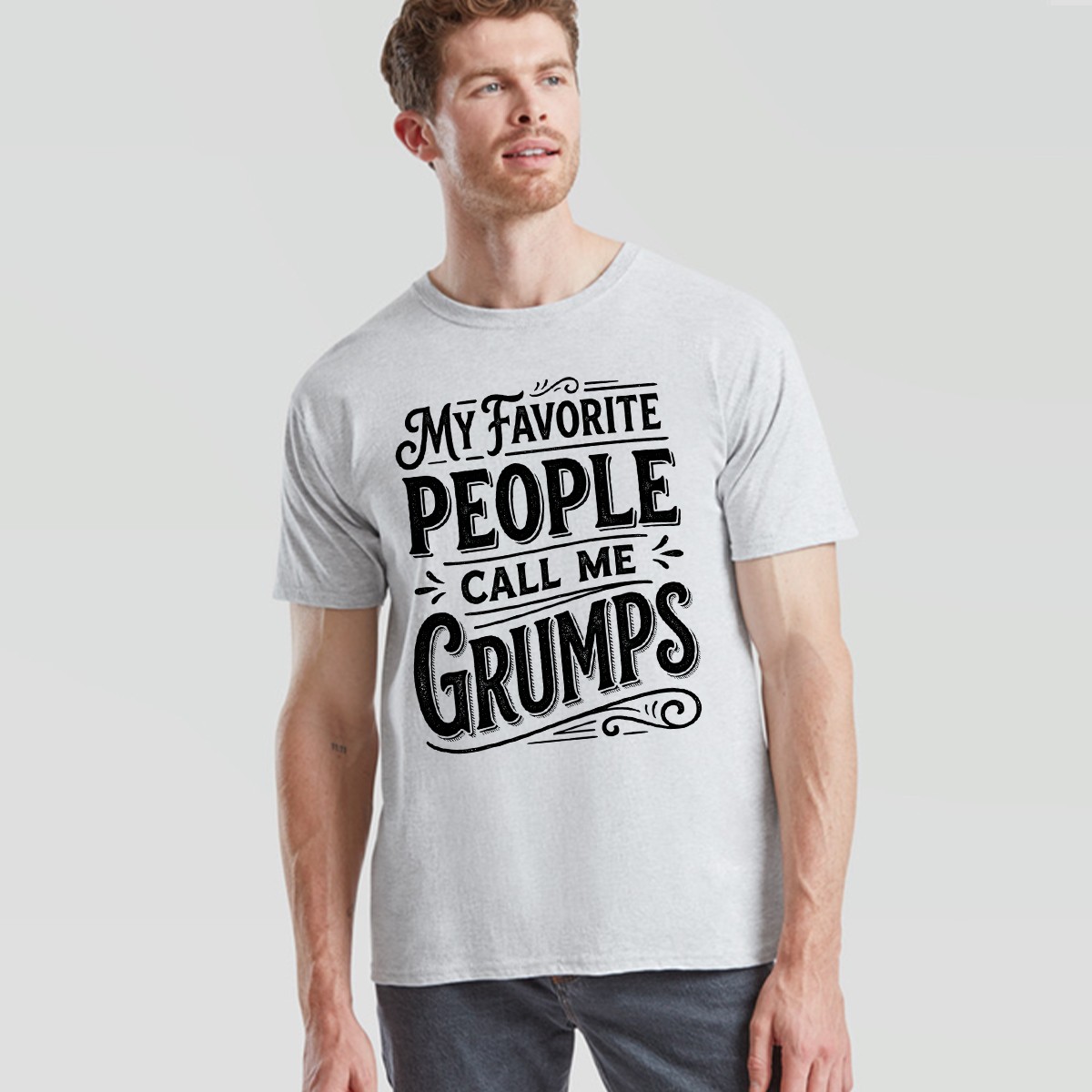 My Favorite People Call Me Grumps Family Shirt Mothers Day Mens Womens gallery
