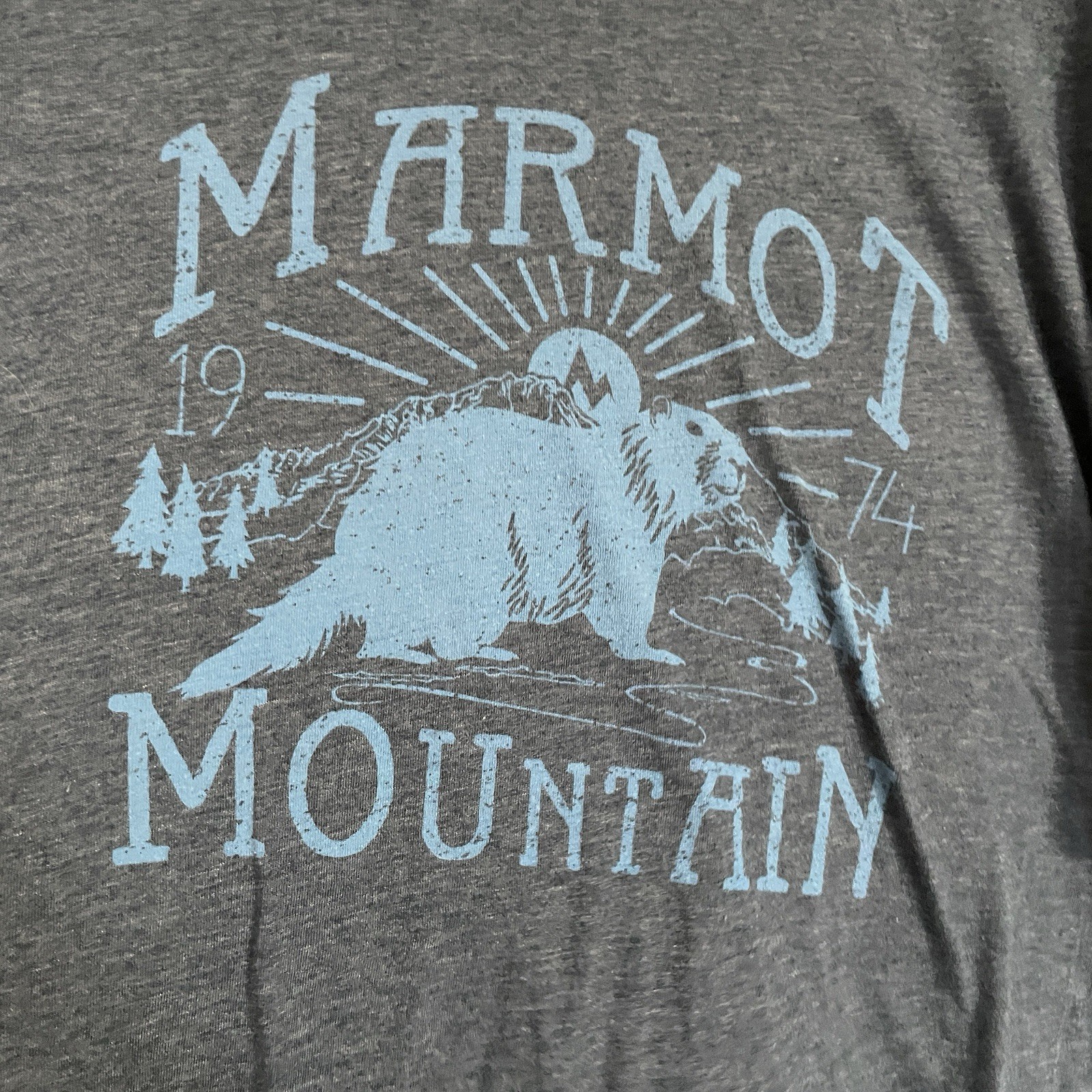 Marmot Shirt Mens XXL Mountain Graphic Eco Recycled Thread Tee Sustainable gallery