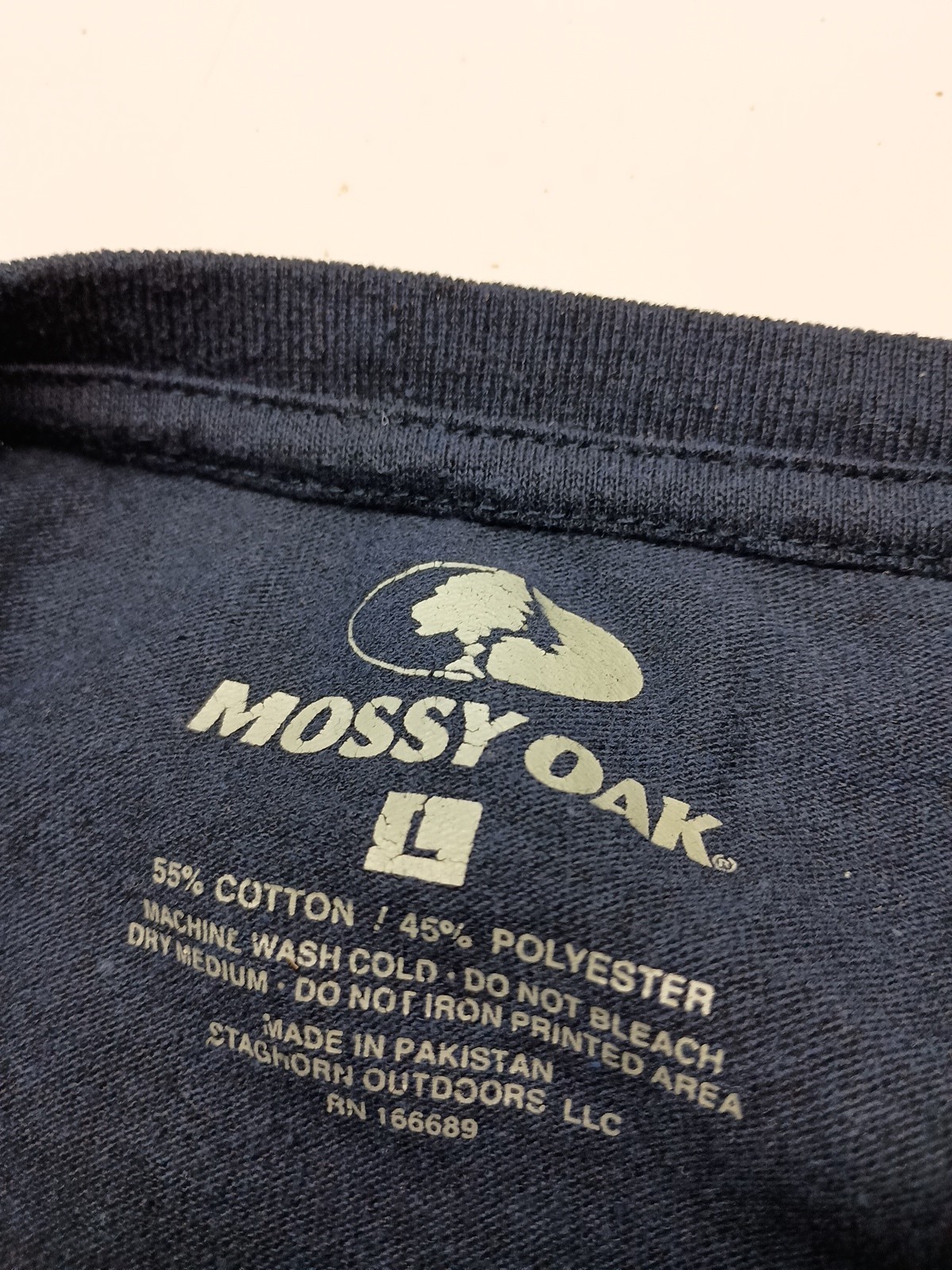 Large Mossy Oak Blue Live Breath Outdoors Logo Short Sleeve Tee gallery