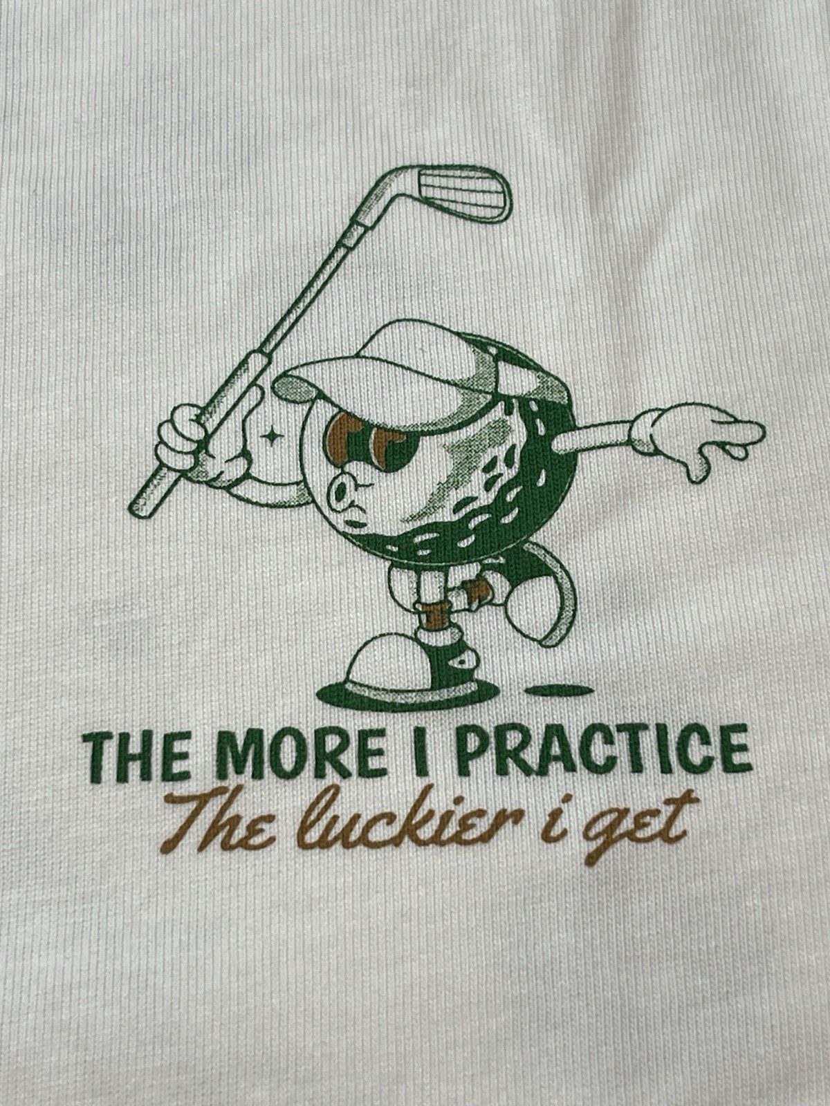 Common People Golf Club Printed Tee Men’s Medium OFF-White Graphic Shirt NWT gallery