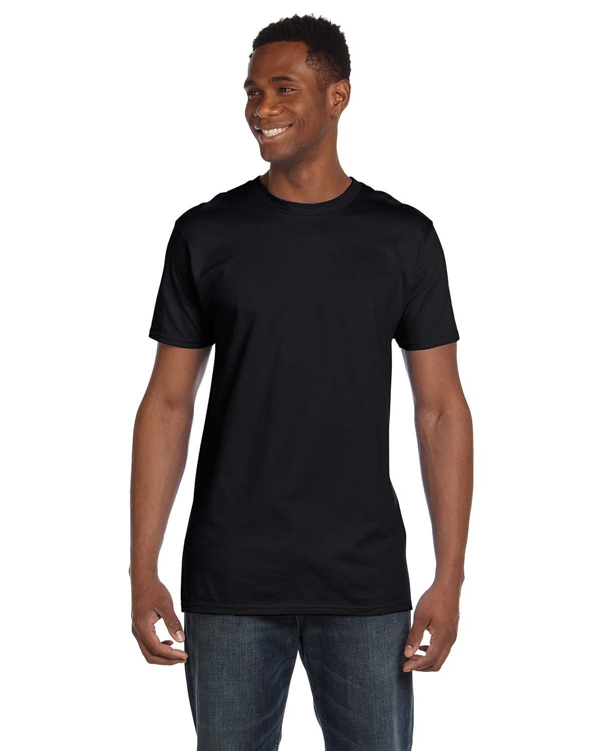 5 PACK OF Hanes Adult 4.5 oz. 100% Ringspun Cotton nano T-Shirt - 4980 gallery