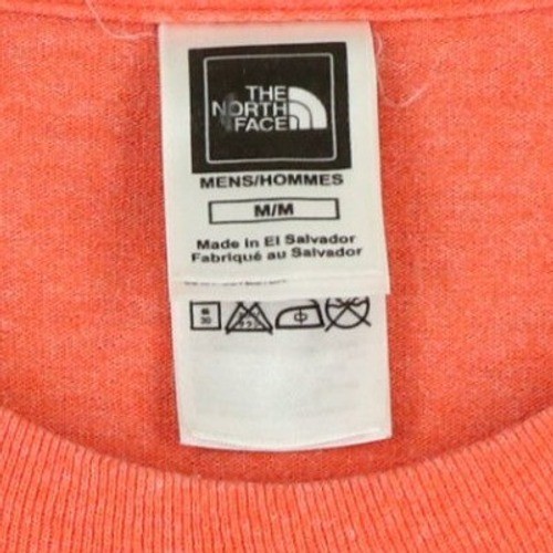North Face T-Shirt Mens M Stencil Logo Short Sleeve Heathered Hiking Activewear gallery