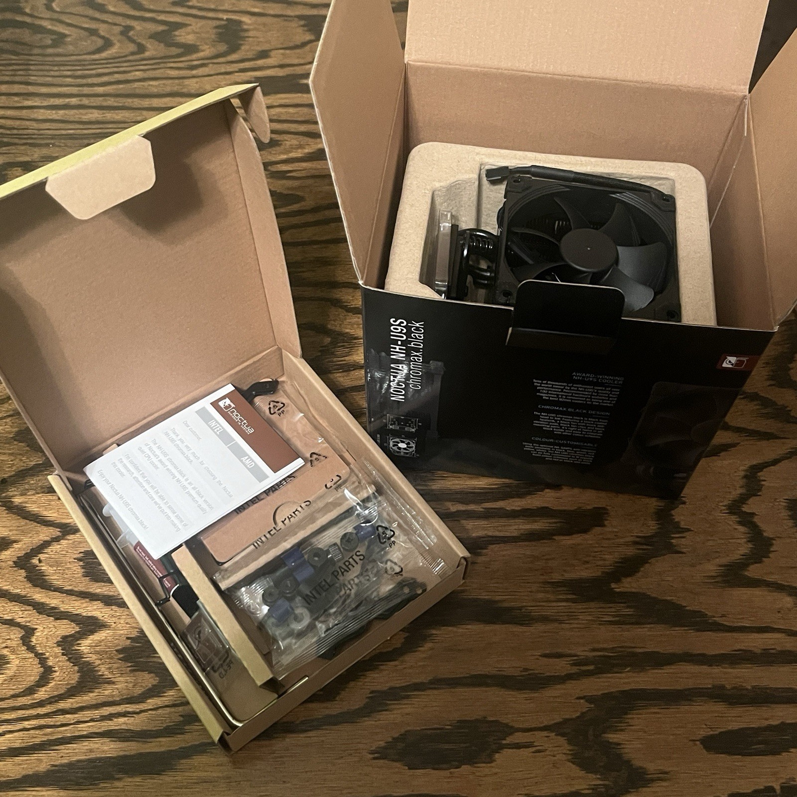 Noctua NH-U9S chromax.black CPU Cooler with Mounting Bracket – AMD/Intel