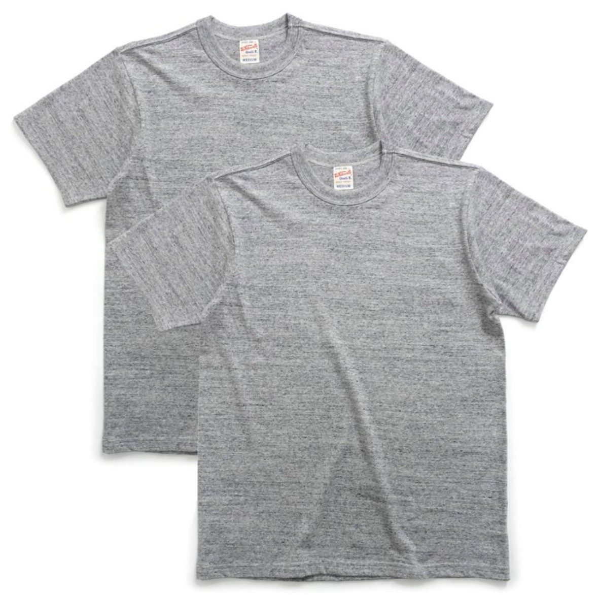 WHITESVILLE 2-PACK T-SHIRT - White, Black, Navy, Gray [ WV73544 ] Made in Japan gallery