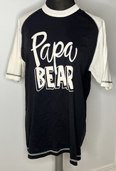 Mens Lazy Ones, New With Tags, Size Small, Papa Bear, Pajama Shirt