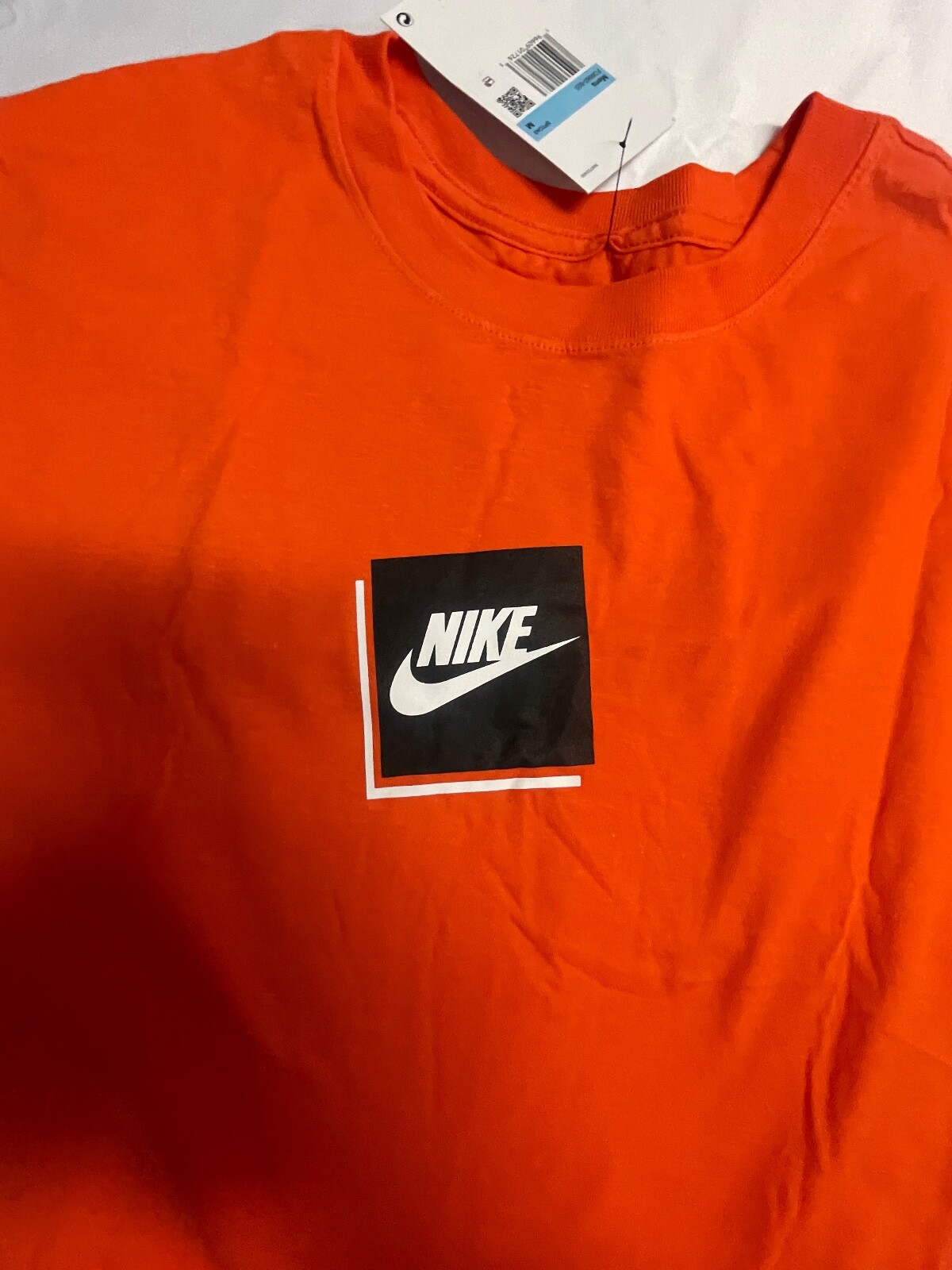 Nike Air Men's Athletic T-Shirt Size MEDIUM Blocked Logo Gym Graphic FD6660 820 gallery