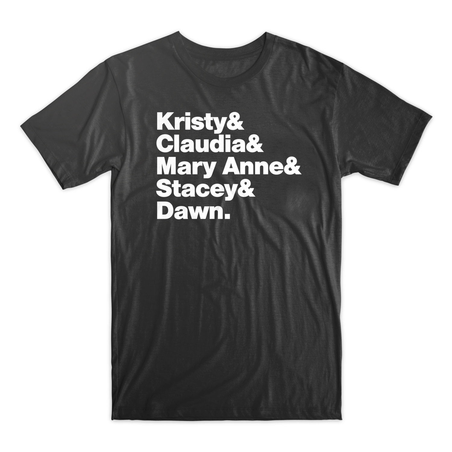 Baby-Sitters Club T-Shirt. On Black, White, or Gray Soft Premium Cotton Tee gallery