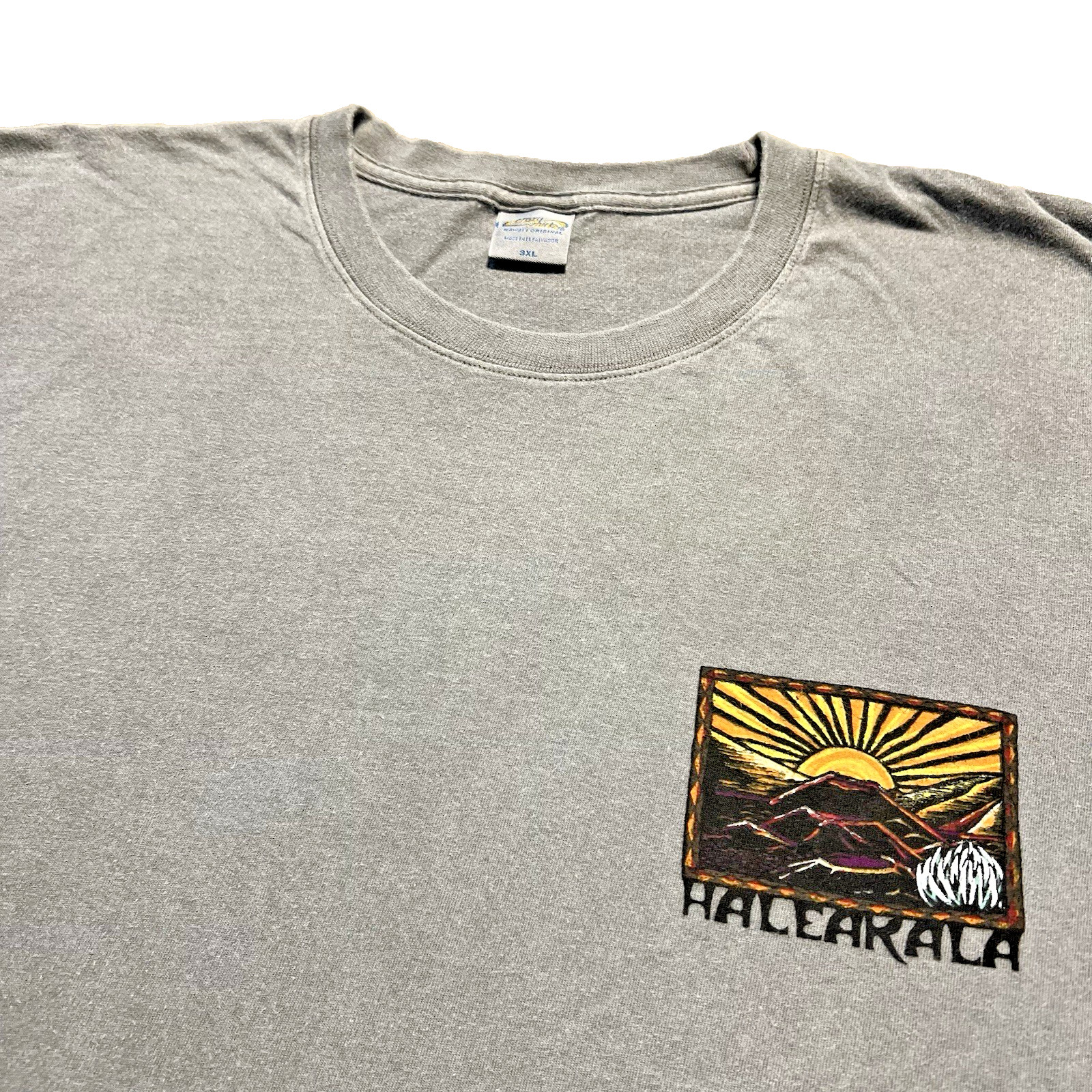 Crazy Shirts Crater Dye Tee 3XL Haleakala Hawaii Double Sided Rare gallery