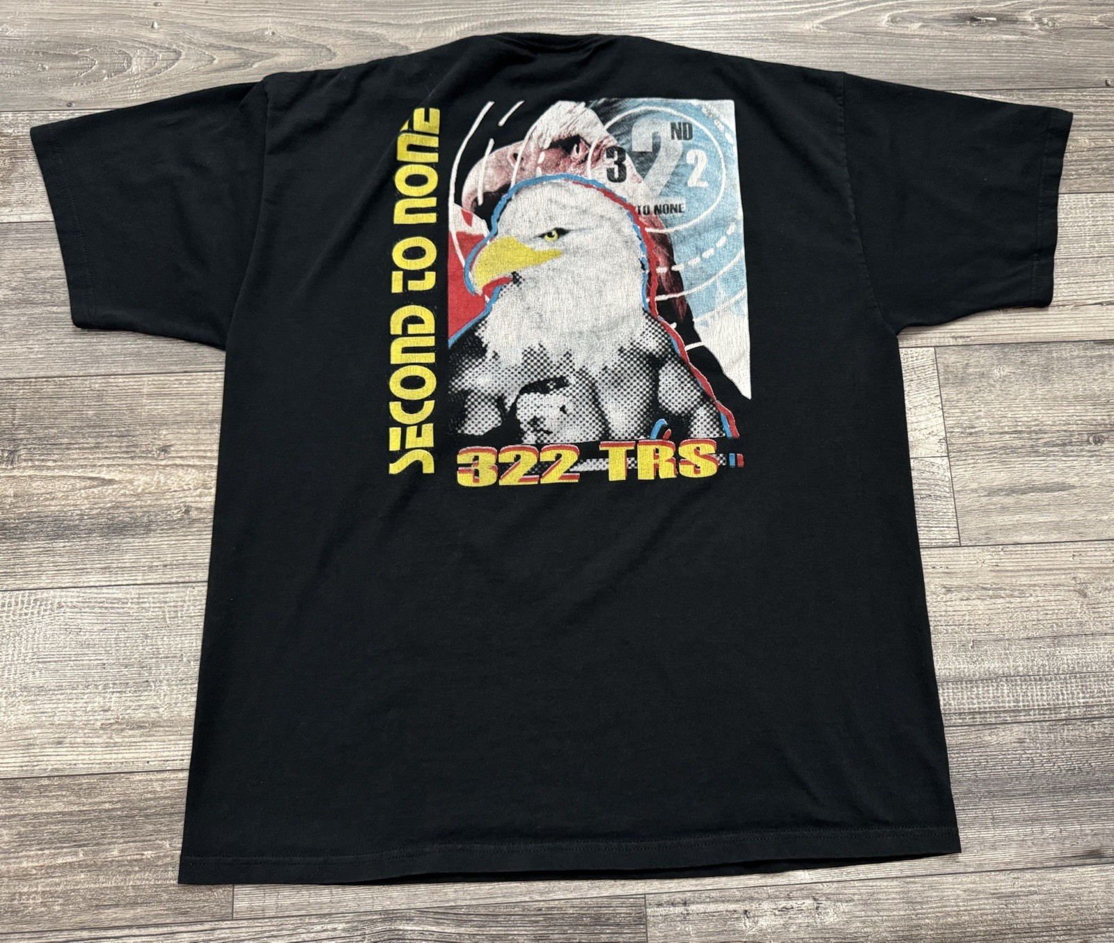 322nd TRS Training Squadron Shirt Mens Size XL Second To None Eagle Black Tee gallery