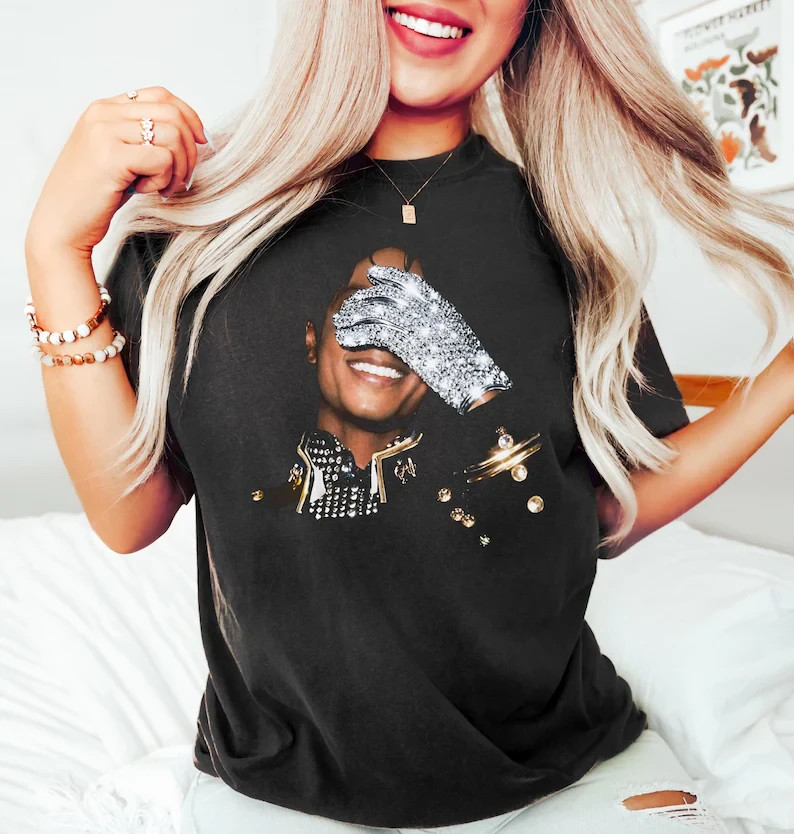 Michael Jackson King of Pop Graphic Tee, Retro Music Fan Apparel - FREESHIPING gallery