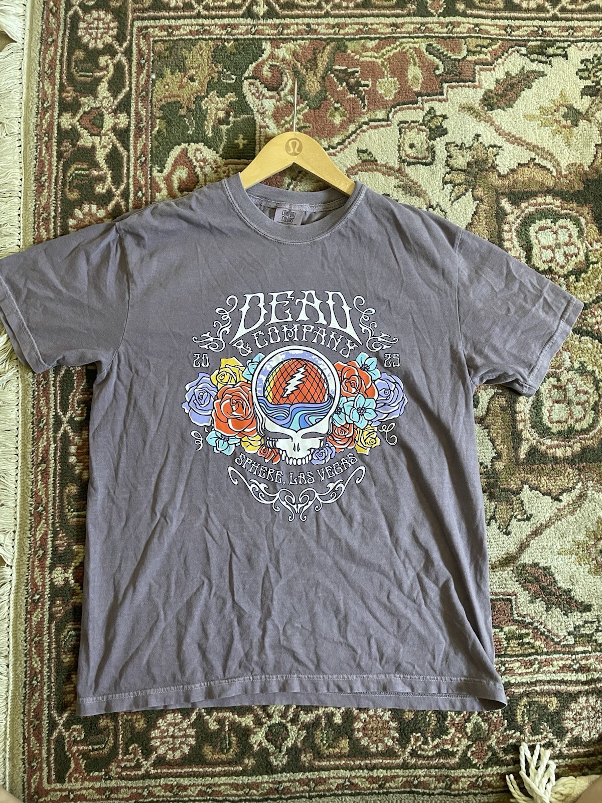 Dead and Company 2025 Las Vegas Sphere Shirt Large Comfort Colors gallery