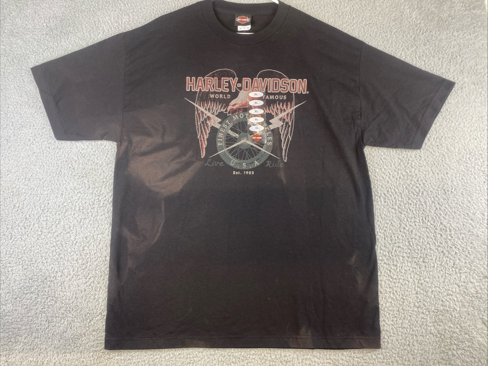 NWT Harley Davidson T-Shirt Men’s XL Eagle Wings SEE PHOTOS
