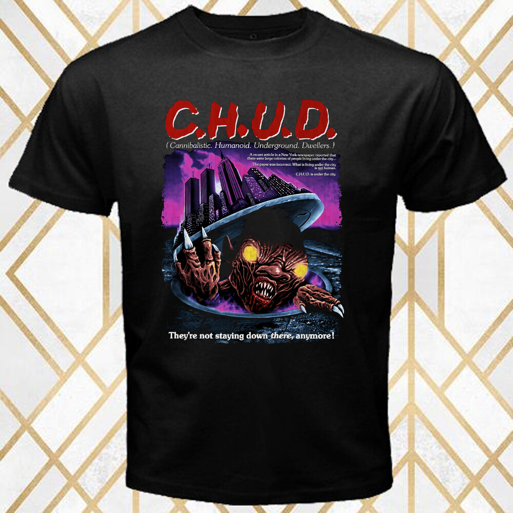 CHUD Horror Movie Logo Men's Black T-Shirt Size S - 3XL gallery
