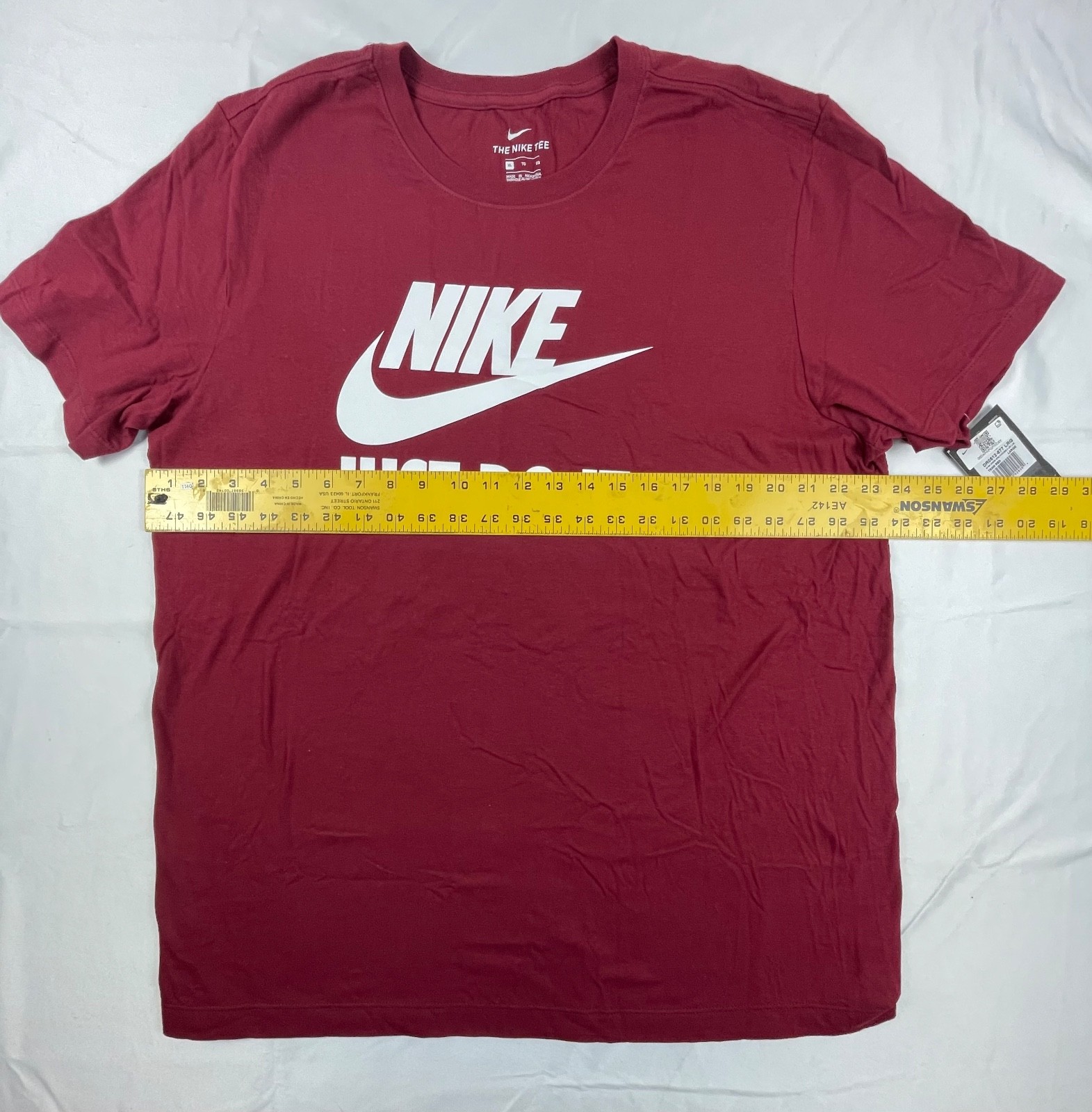 Nike Sportswear Men's Logo T-Shirt Crimson/White DR0812 677 X LARGE gallery