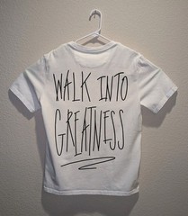 Eastside Golf Walk Into Greatness T-Shirt Mens White Graphic SS Crew Neck – L