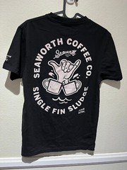 Seaworth Coffee x Marrow Cheers Brew Graphics BLACK T-Shirt Unisex/Mens S