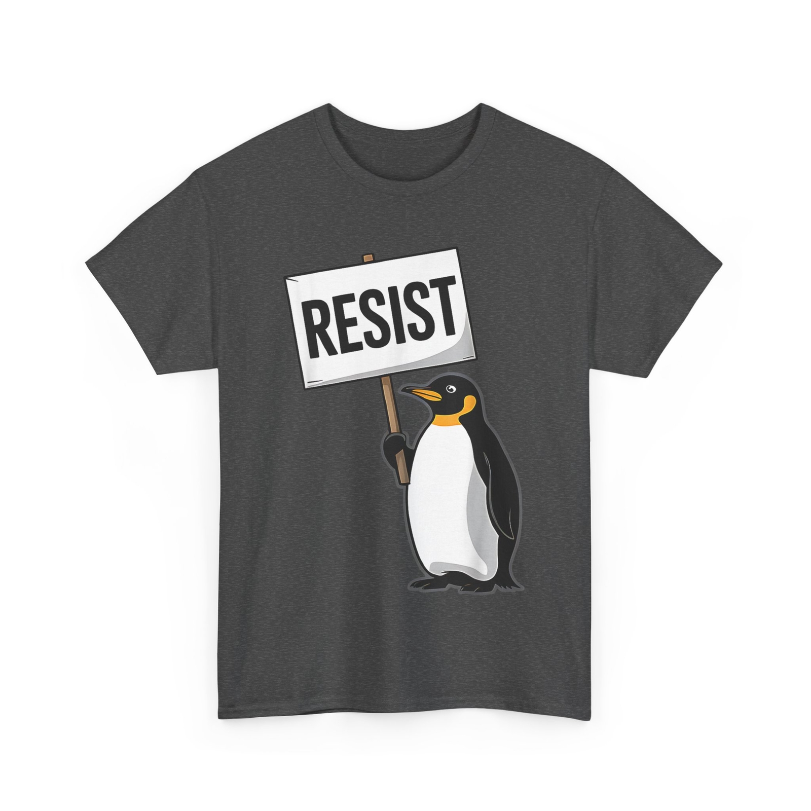 Penguin Resist T-shirt, Penguins Against Tariff Funny Penguin No Tariffs Shirt gallery