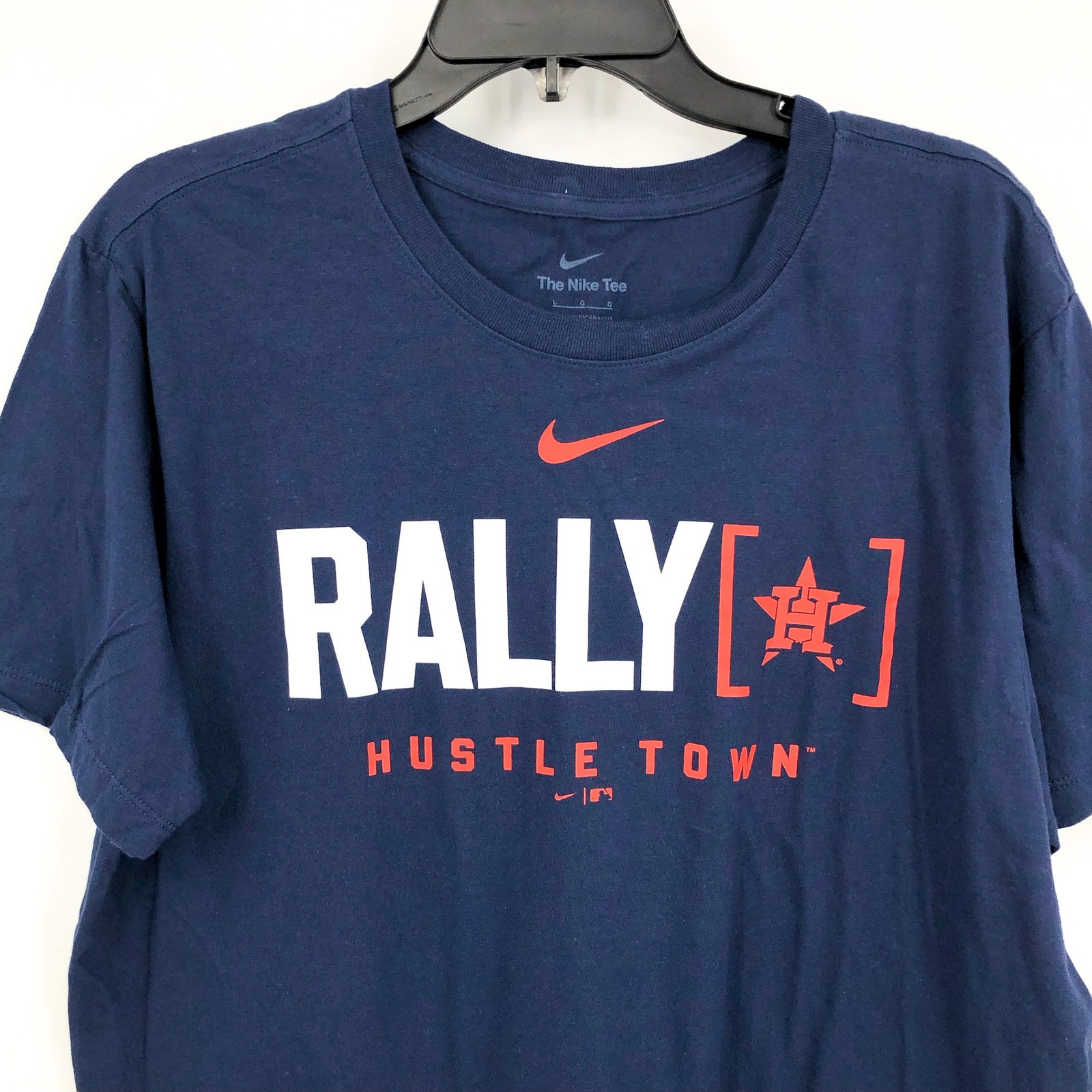 NIKE Mens Houston Astros Rally Home Graphic T-shirt Medium Chattanooga Blue NWT gallery