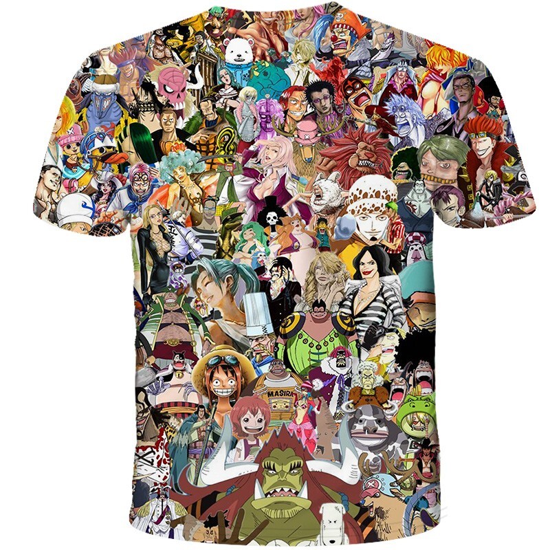 Anime Manga T-Shirt Cartoon Double-Sided Unisex Adult Size Large Medium Small gallery