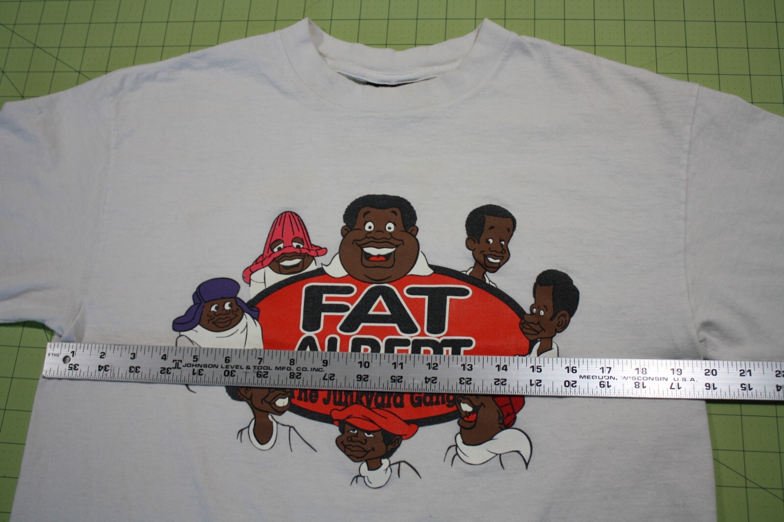 Vintage Junkyard Gang Fat Albert Shirt Size LG Front/Back Print Scene Not Herd gallery