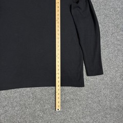 Travis Mathew Cloud Waffle Shirt Size XL Crewneck Textured Knit Long Sleeve Blk