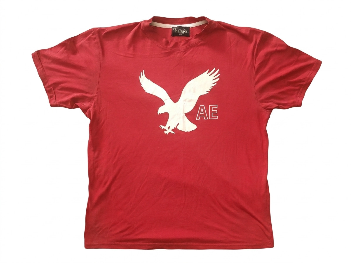 Men's Red T-Shirt "Hanger" Graphic Print Size XXL Casual Tee gallery