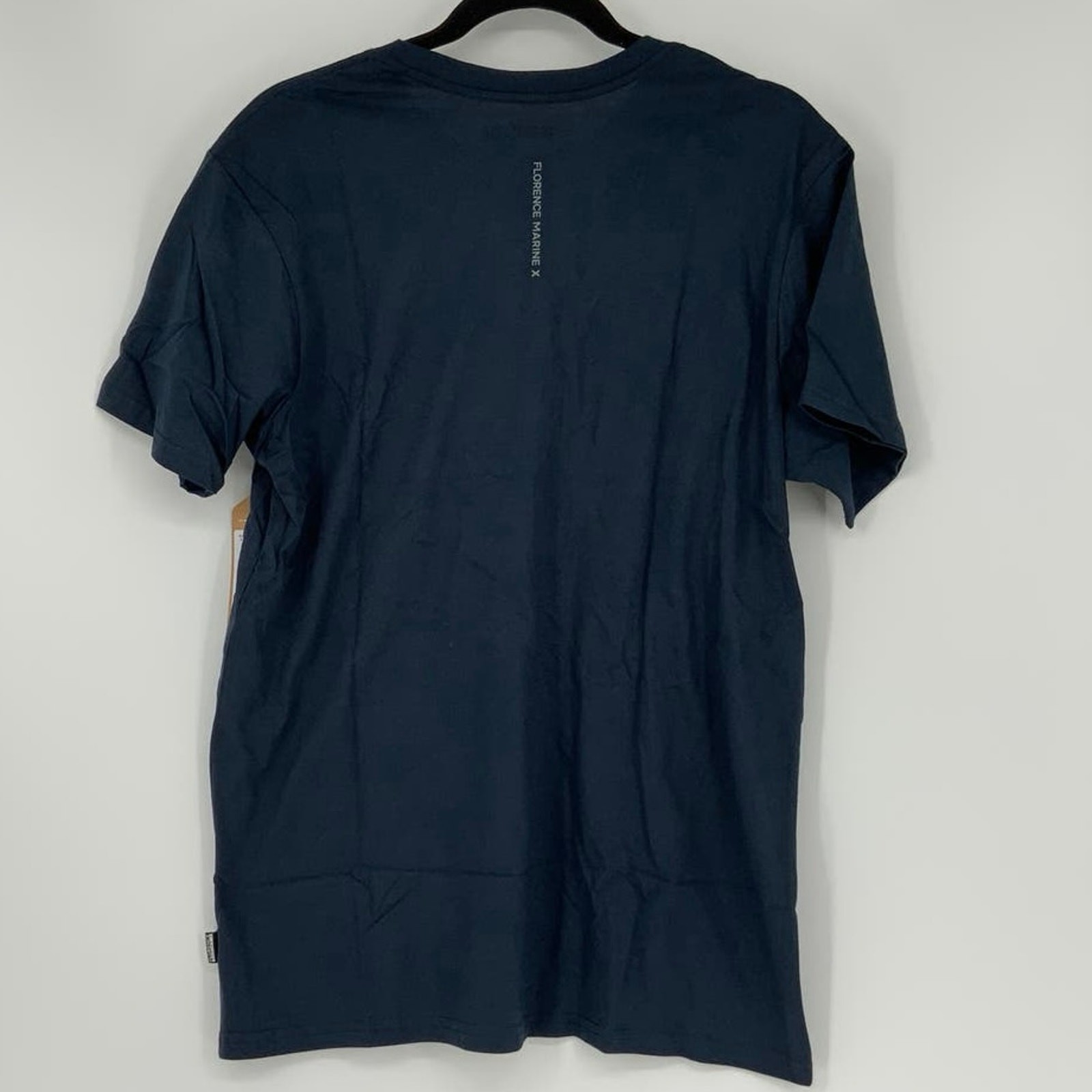 NEW! Florence Marine X Men's Large Catamaran Organic Navy T-Shirt $38 msrp M5-2 gallery