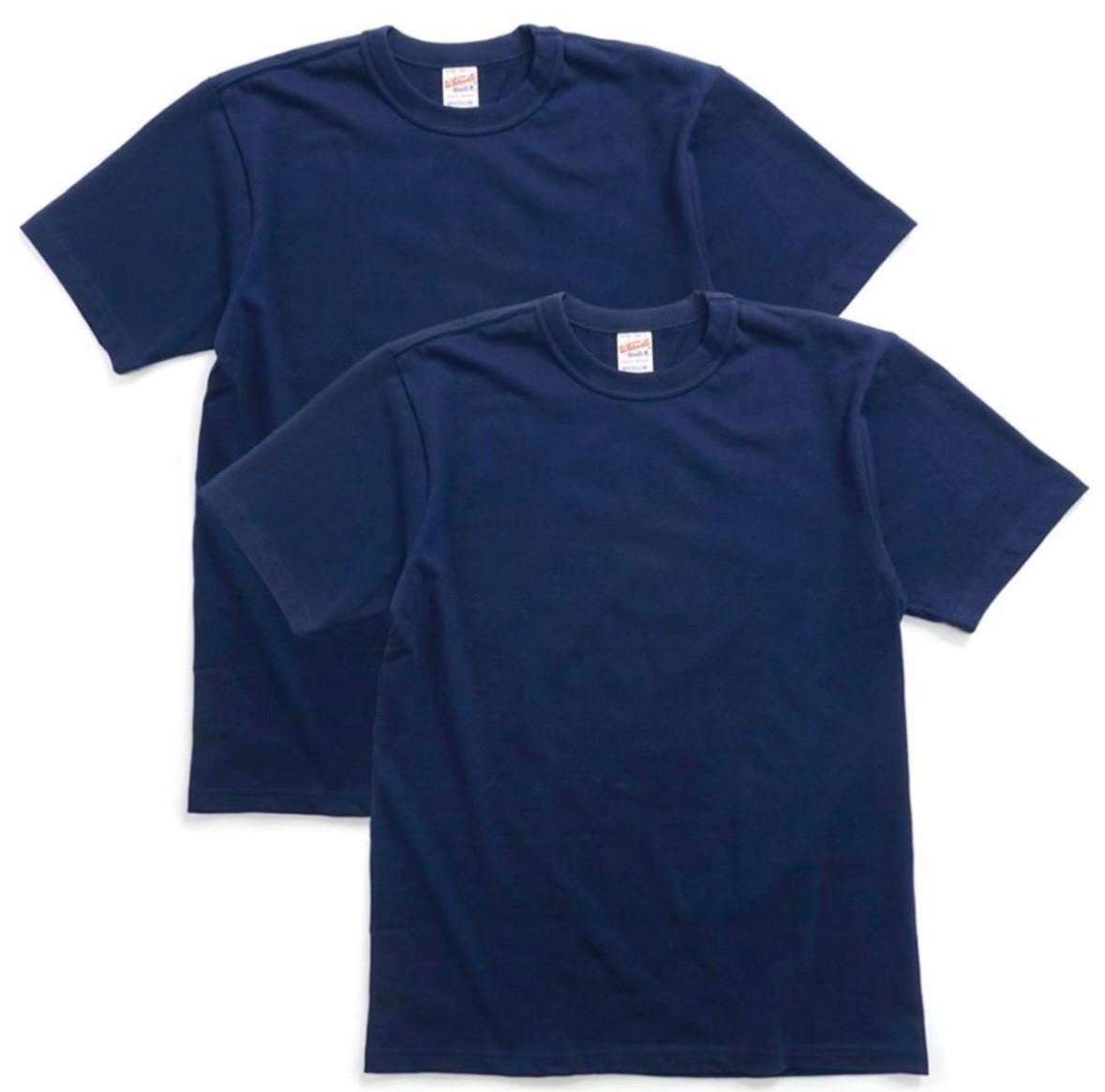 WHITESVILLE 2-PACK T-SHIRT - White, Black, Navy, Gray [ WV73544 ] Made in Japan gallery