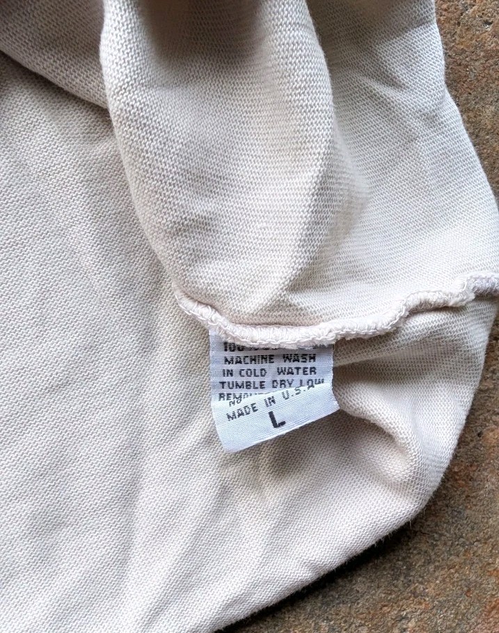 Size L - Sunday Service Choir Tee in CHALK Blank SAMPLE yeezy gallery