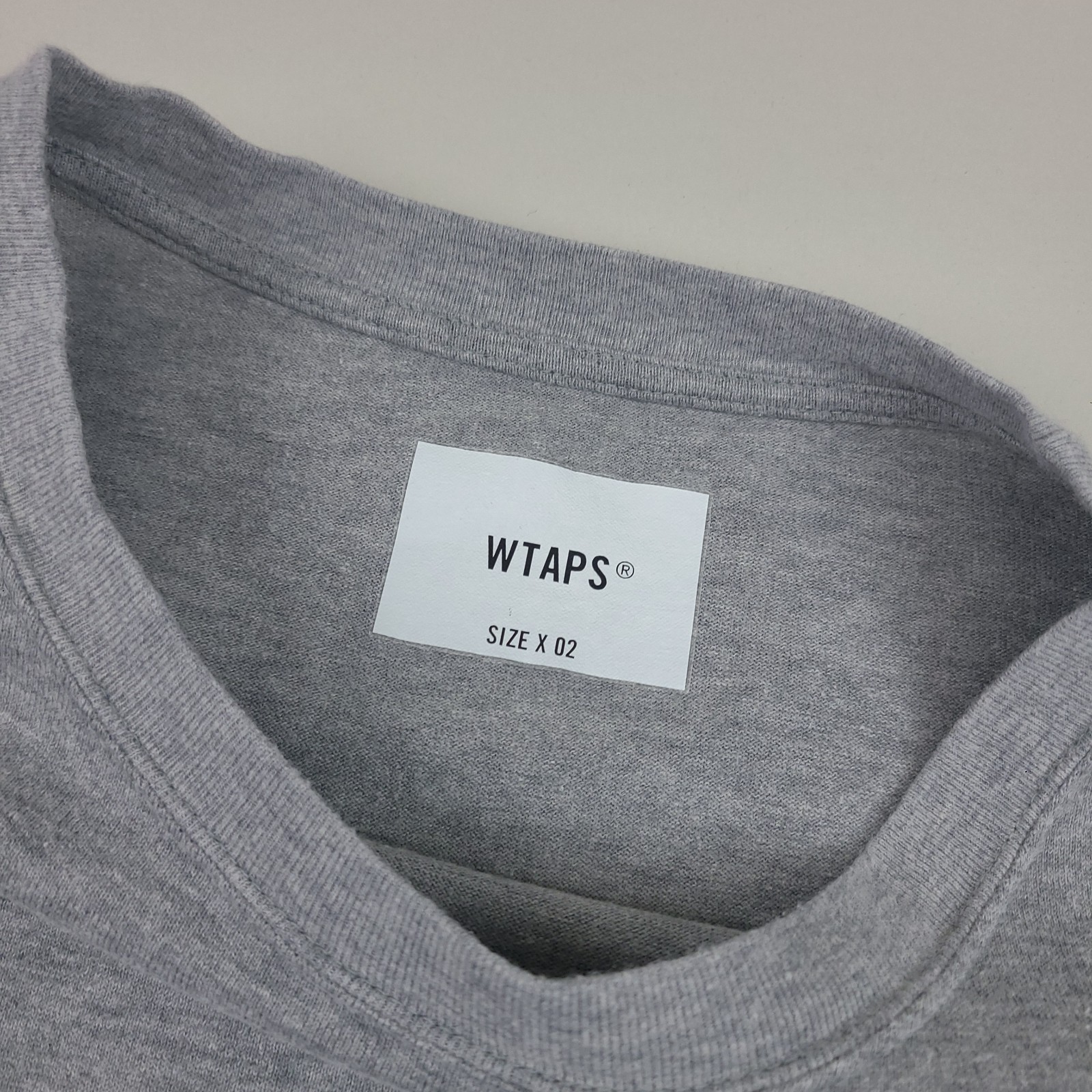 WTAPS Shirt Mens Size 2 Gray Relaxed Oversized Fit Embroidered Made in Japan gallery